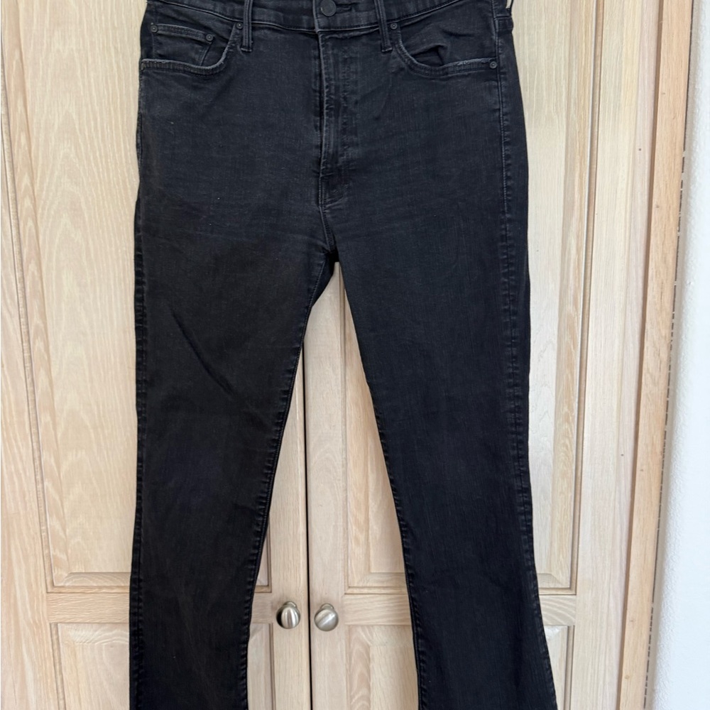 MOTHER Black Skinny Jeans